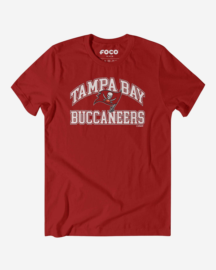Tampa Bay Buccaneers Arched Wordmark T-Shirt FOCO S - FOCO.com