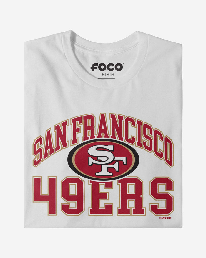 San Francisco 49ers Arched Wordmark T-Shirt FOCO - FOCO.com