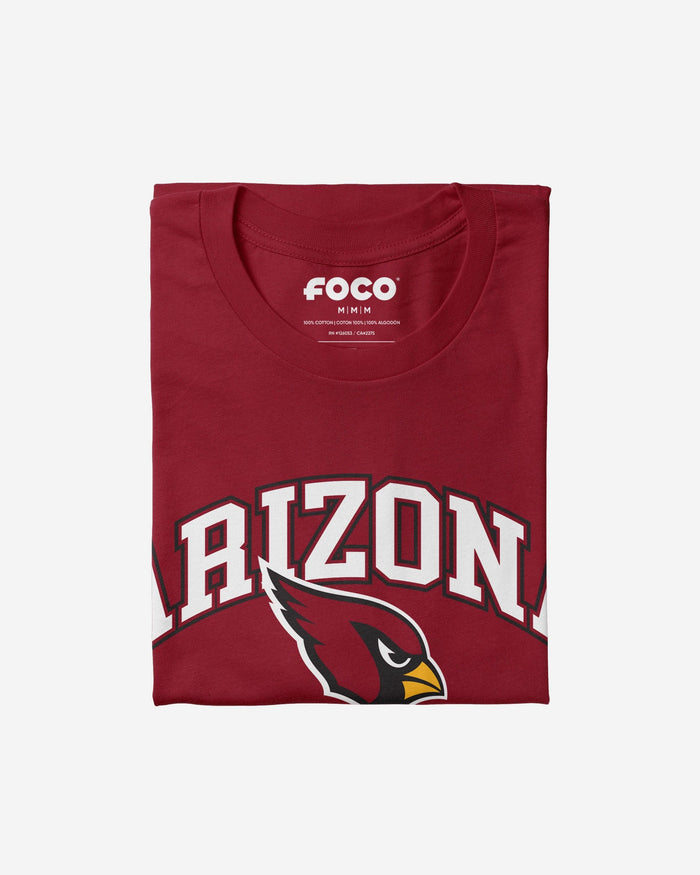Arizona Cardinals Arched Wordmark T-Shirt FOCO - FOCO.com
