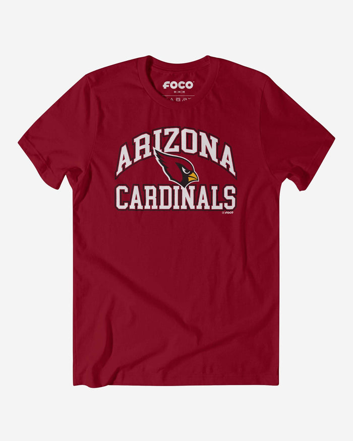 Arizona Cardinals Arched Wordmark T-Shirt FOCO S - FOCO.com
