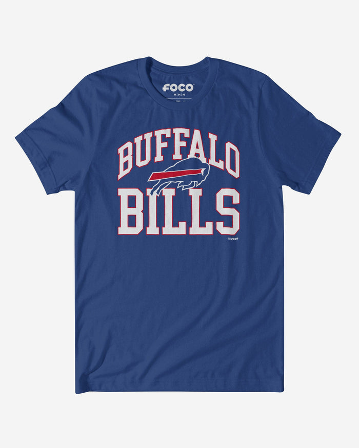 Buffalo Bills Arched Wordmark T-Shirt FOCO S - FOCO.com