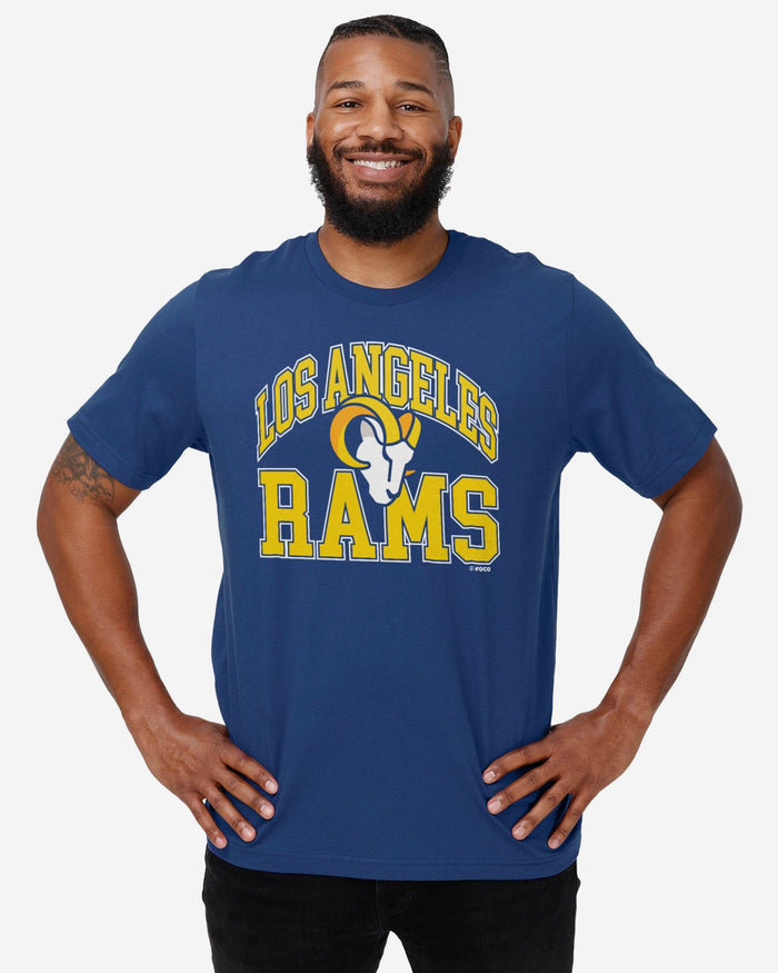 Los Angeles Rams Arched Wordmark T-Shirt FOCO - FOCO.com