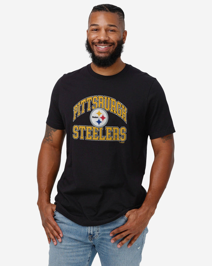 Pittsburgh Steelers Arched Wordmark T-Shirt FOCO - FOCO.com