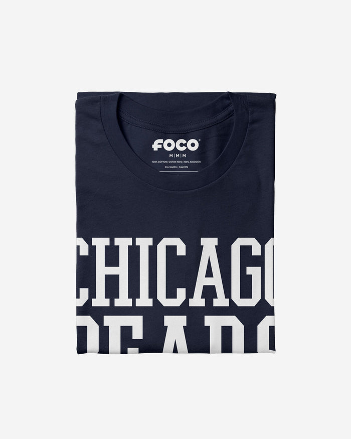 Chicago Bears Bold Wordmark T-Shirt FOCO - FOCO.com