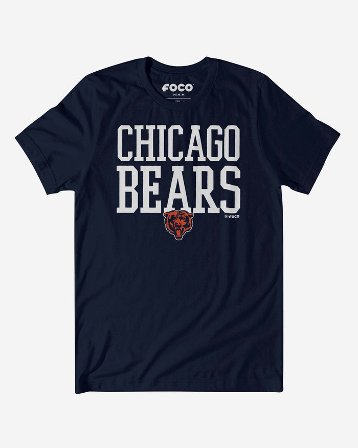 Chicago Bears Bold Wordmark T-Shirt FOCO S - FOCO.com