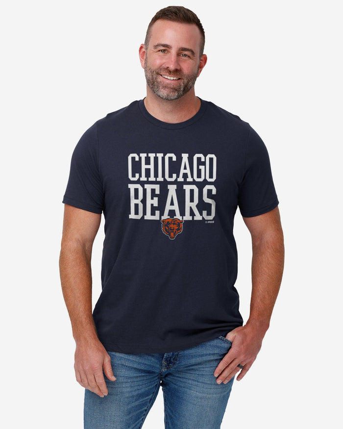 Chicago Bears Bold Wordmark T-Shirt FOCO - FOCO.com