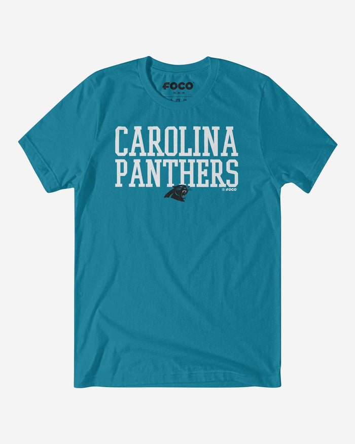 Carolina Panthers Bold Wordmark T-Shirt FOCO S - FOCO.com