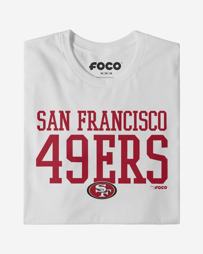 San Francisco 49ers Bold Wordmark T-Shirt FOCO - FOCO.com