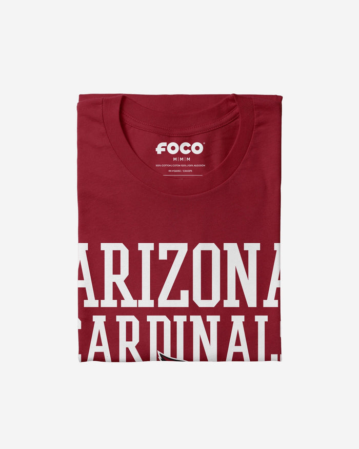 Arizona Cardinals Bold Wordmark T-Shirt FOCO - FOCO.com