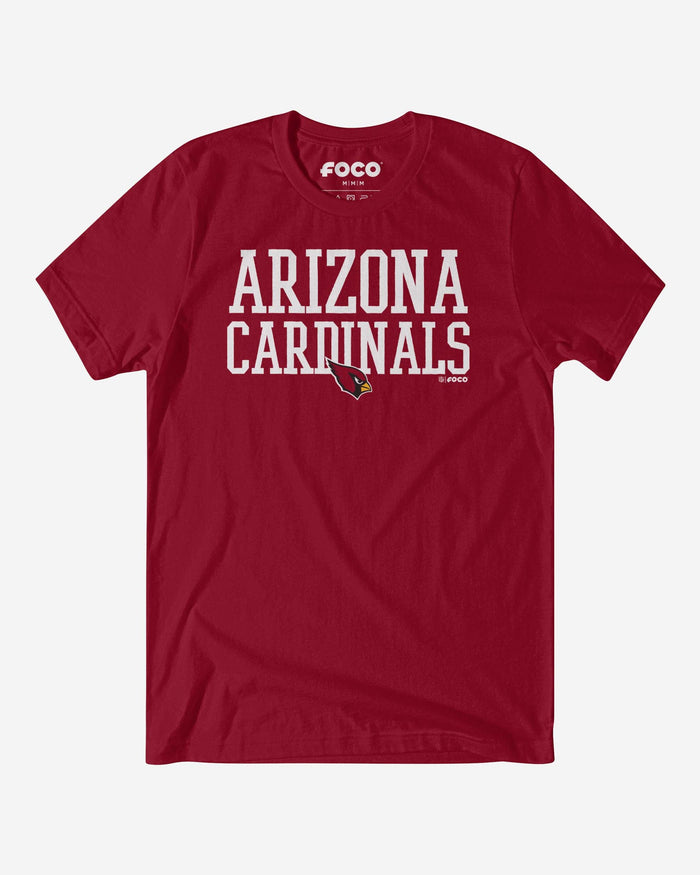 Arizona Cardinals Bold Wordmark T-Shirt FOCO S - FOCO.com