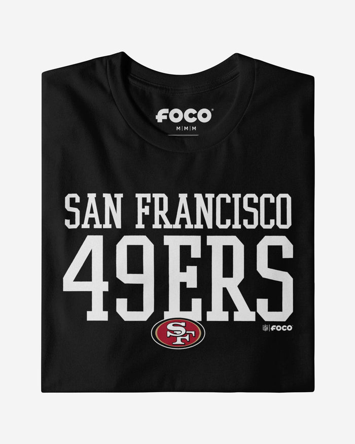 San Francisco 49ers Bold Wordmark T-Shirt FOCO - FOCO.com
