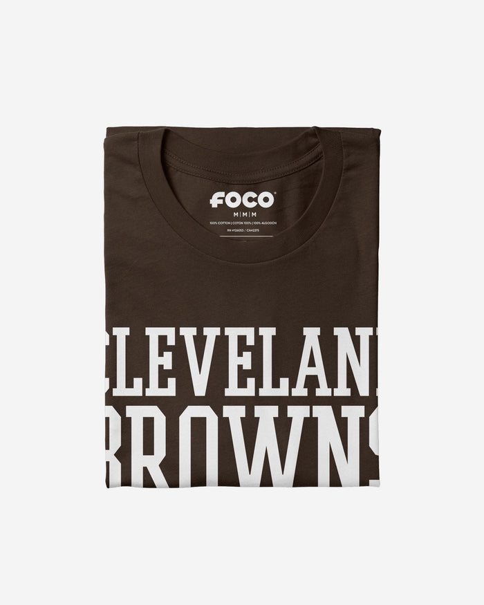 Cleveland Browns Bold Wordmark T-Shirt FOCO - FOCO.com