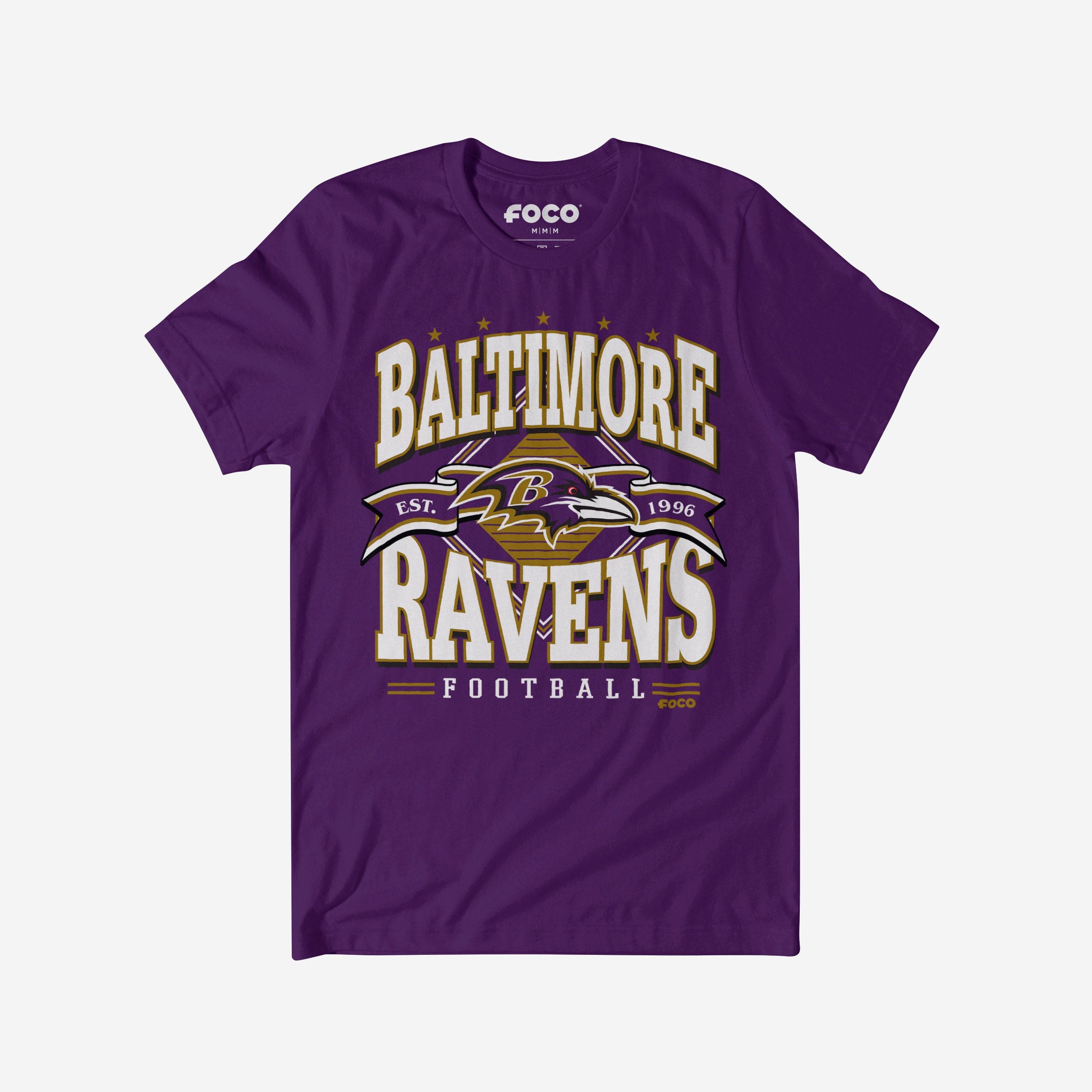 Baltimore Ravens Established Banner T-Shirt FOCO