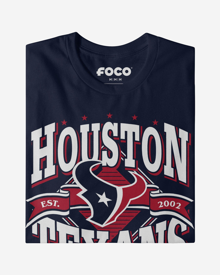 Houston Texans Established Banner T-Shirt FOCO - FOCO.com