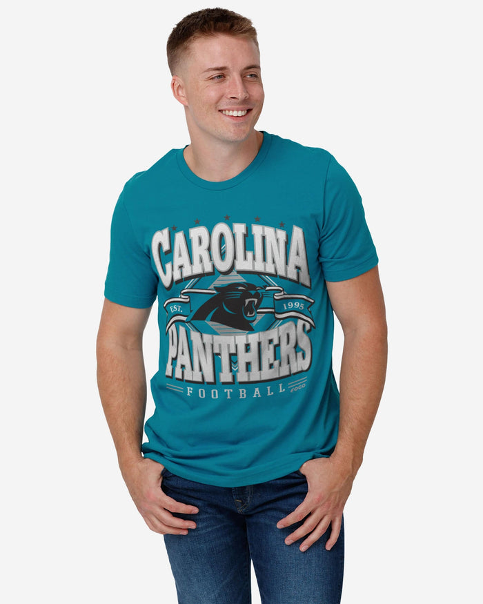 Carolina Panthers Established Banner T-Shirt FOCO - FOCO.com