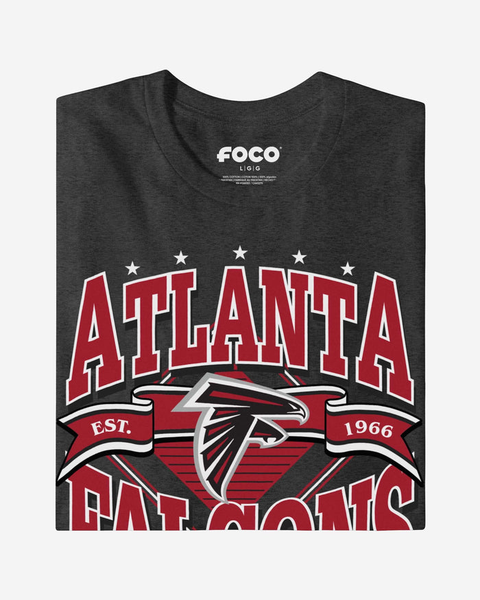 Atlanta Falcons Established Banner T-Shirt FOCO - FOCO.com