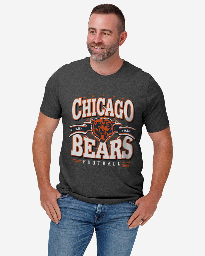 Chicago Bears Established Banner T-Shirt FOCO - FOCO.com