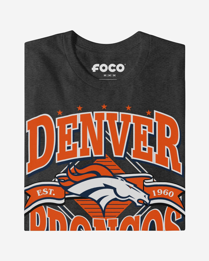 Denver Broncos Established Banner T-Shirt FOCO - FOCO.com