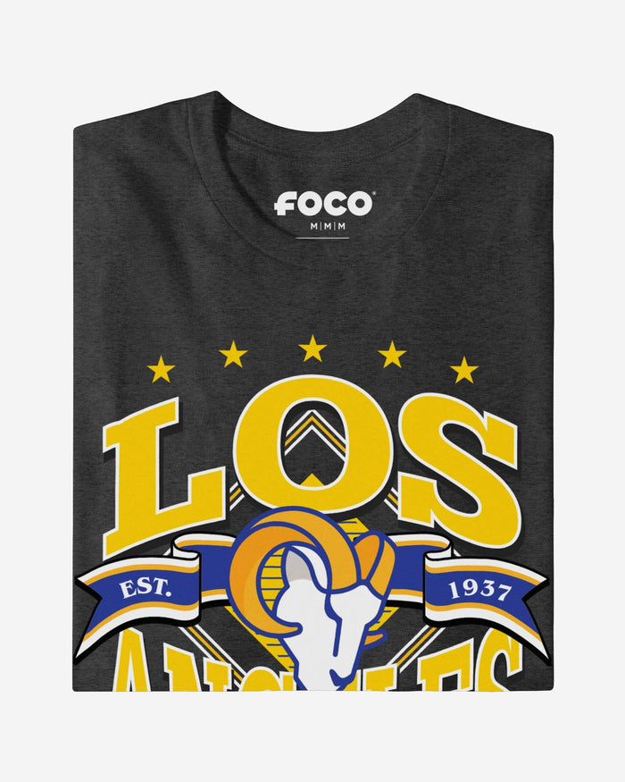 Los Angeles Rams Established Banner T-Shirt FOCO - FOCO.com