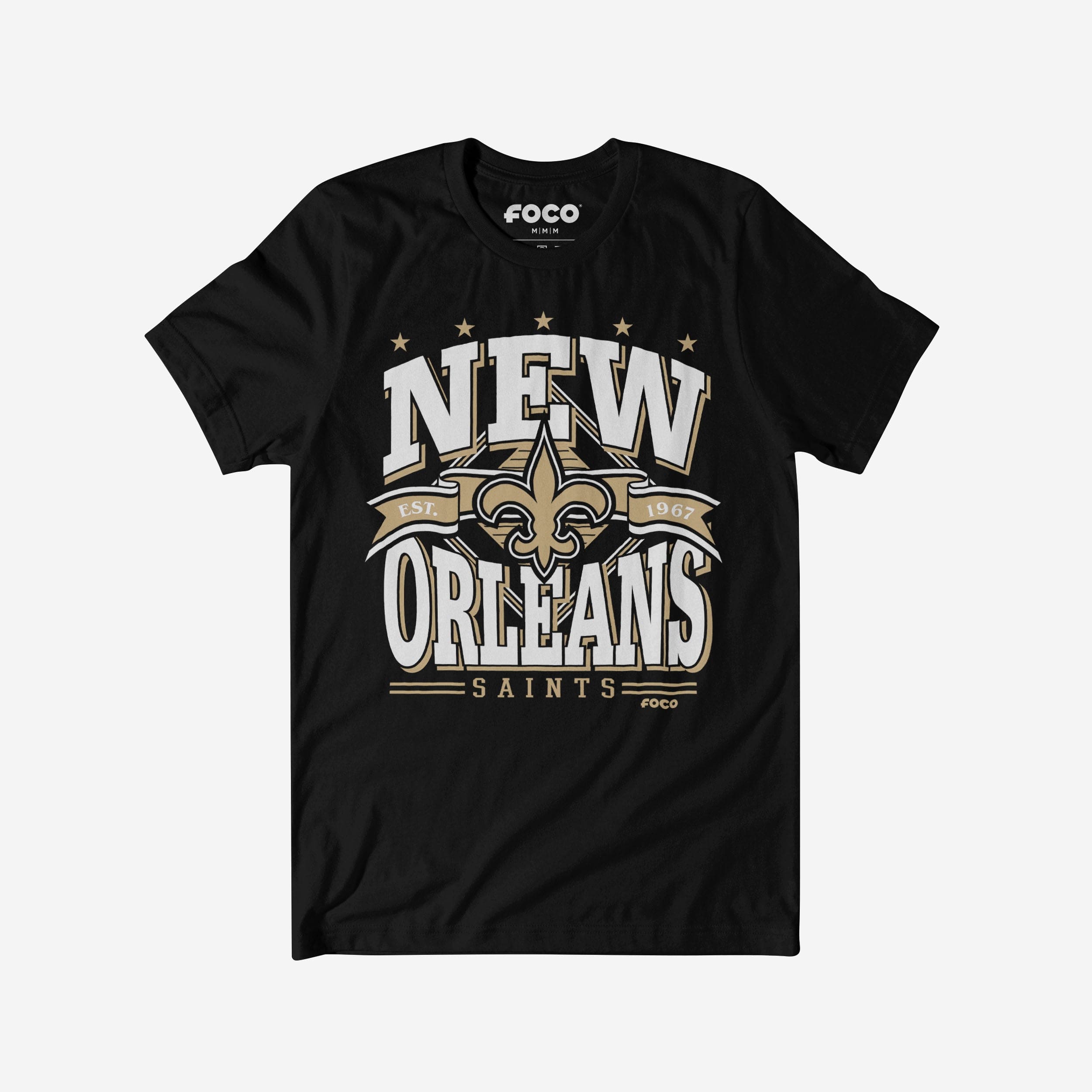 New Orleans Saints Established Banner T-Shirt FOCO