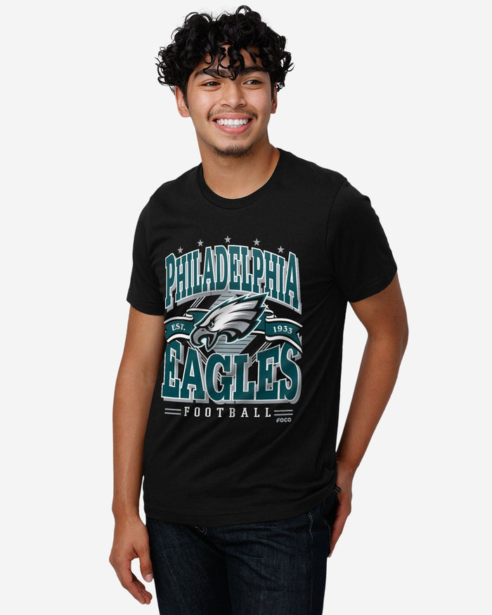 Philadelphia Eagles Established Banner T-Shirt FOCO - FOCO.com