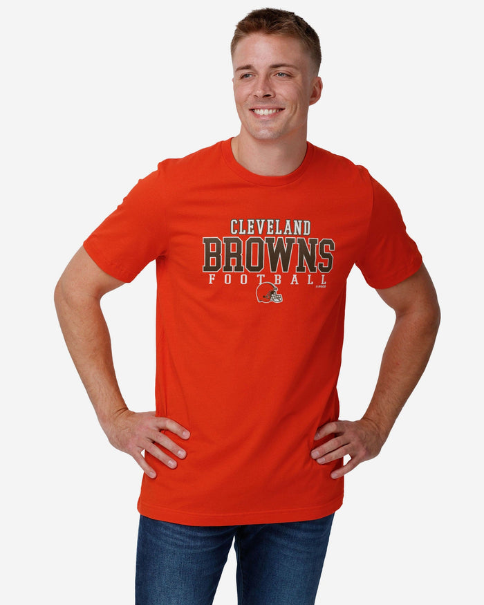 Cleveland Browns Football Wordmark T-Shirt FOCO - FOCO.com