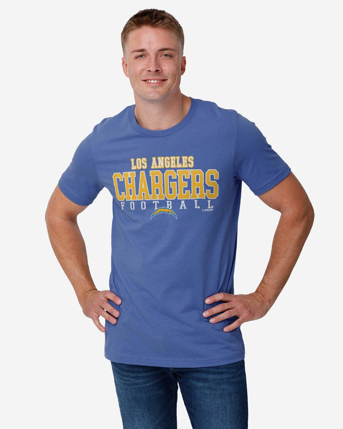 Los Angeles Chargers Football Wordmark T-Shirt FOCO - FOCO.com
