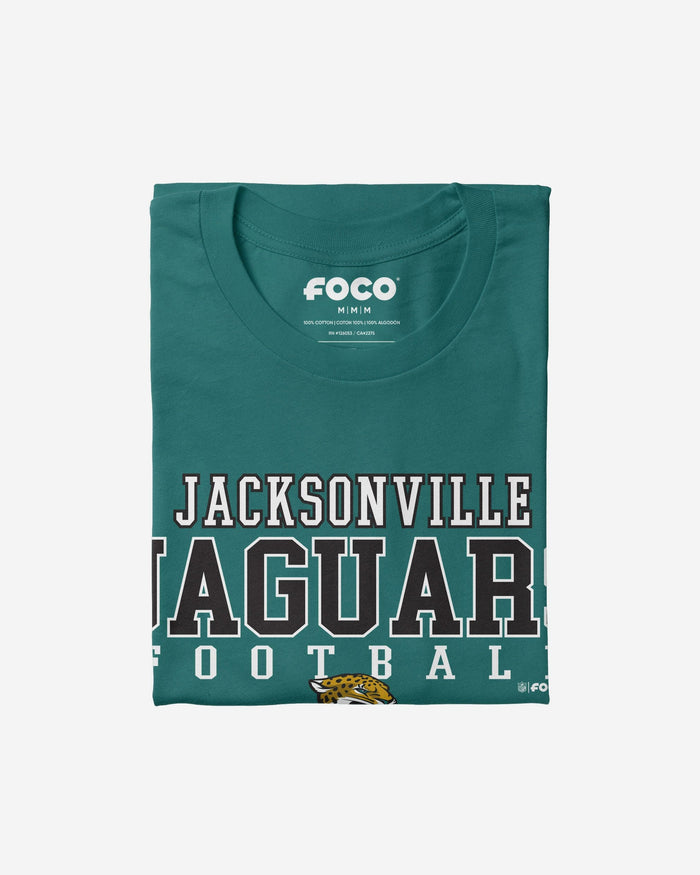 Jacksonville Jaguars Football Wordmark T-Shirt FOCO - FOCO.com
