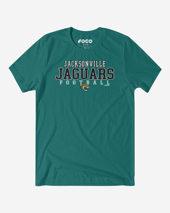 Jacksonville Jaguars Football Wordmark T-Shirt FOCO S - FOCO.com