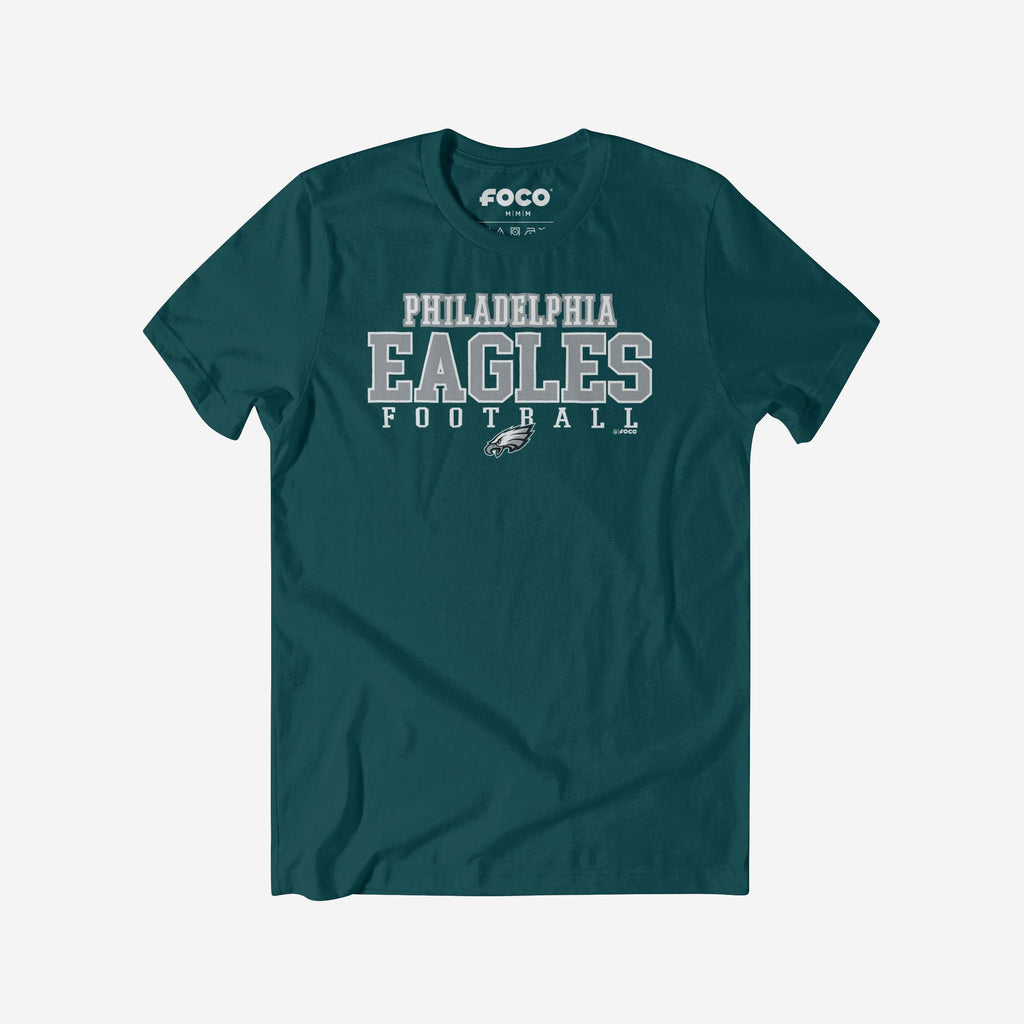 Philadelphia Eagles Football Wordmark T-Shirt FOCO S - FOCO.com