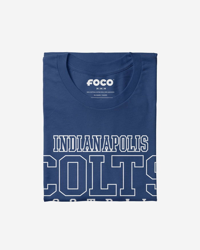 Indianapolis Colts Football Wordmark T-Shirt FOCO - FOCO.com
