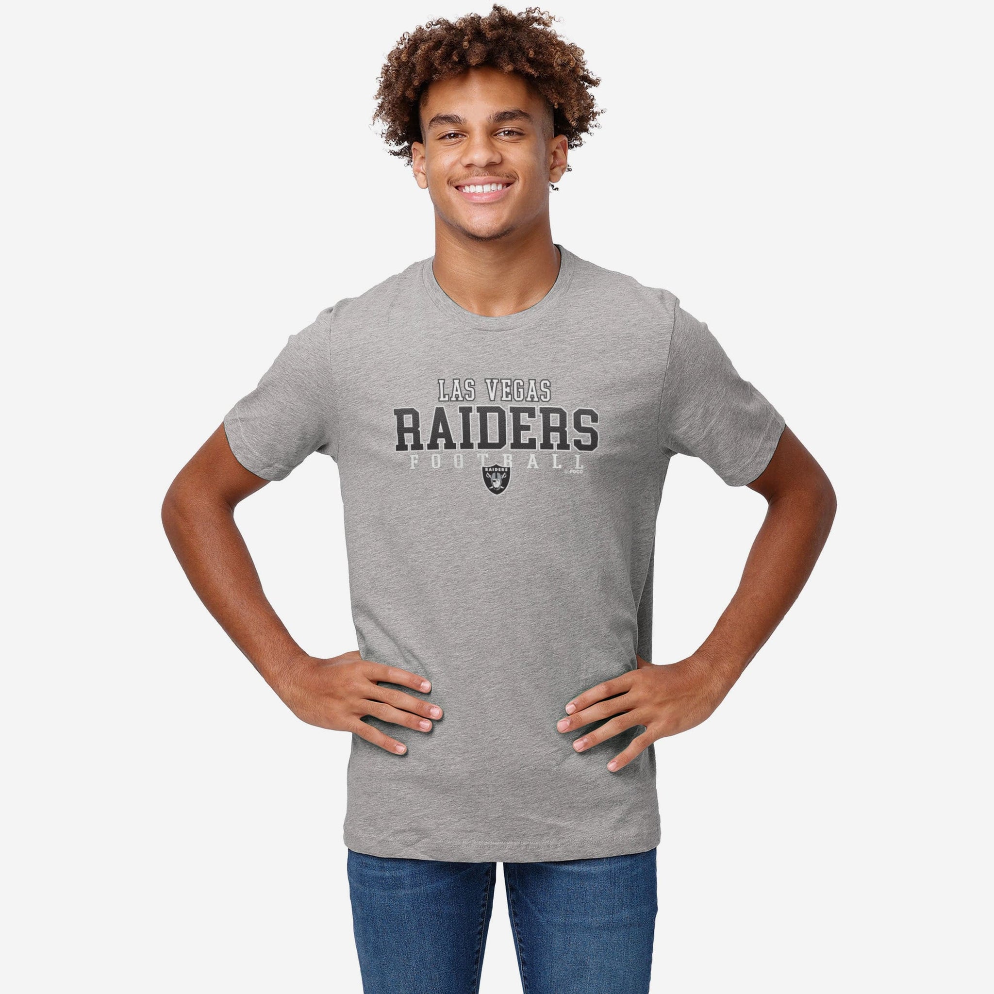 Las Vegas Raiders T-Shirt Vertical Graphic Men Cotton Oakland