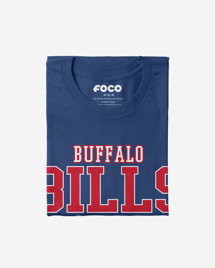 Buffalo Bills Football Wordmark T-Shirt FOCO - FOCO.com