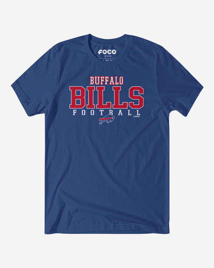 Buffalo Bills Football Wordmark T-Shirt FOCO S - FOCO.com