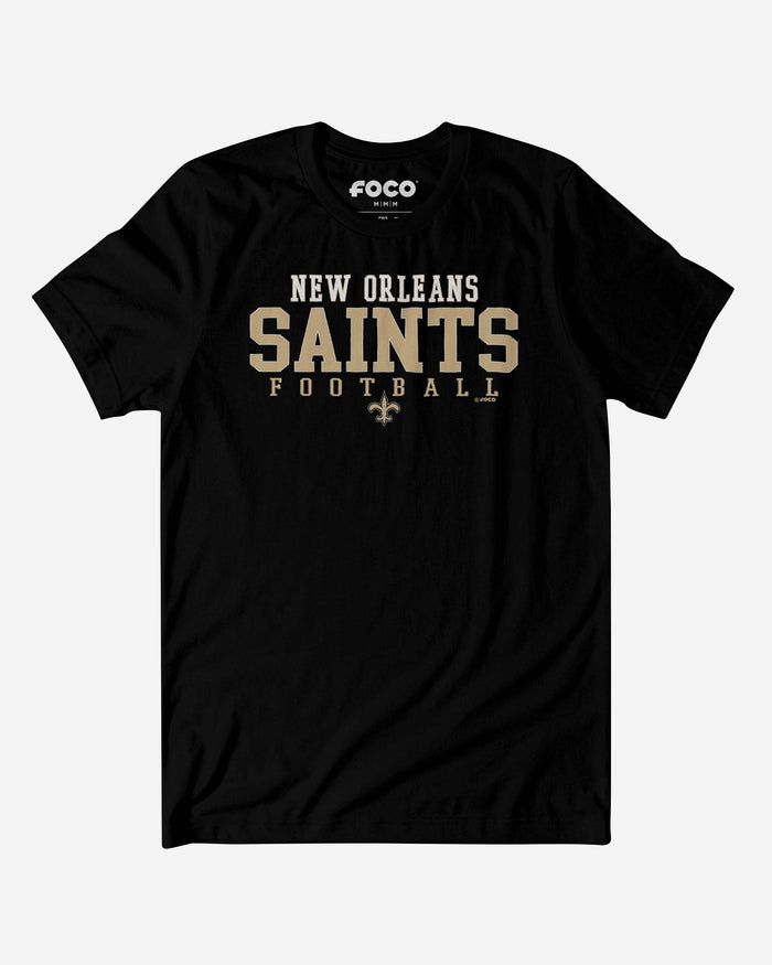 New Orleans Saints Football Wordmark T-Shirt FOCO S - FOCO.com