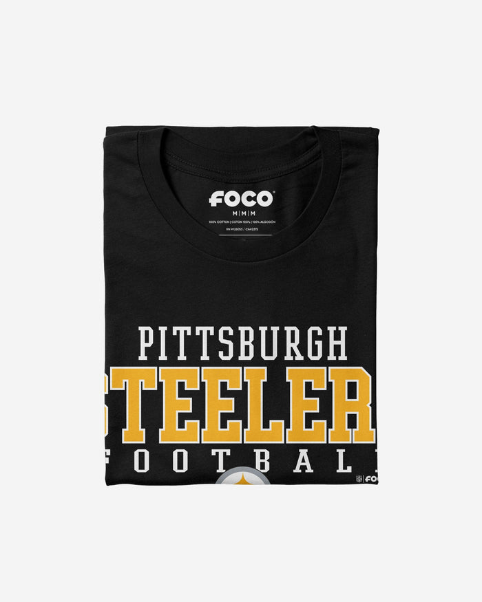 Pittsburgh Steelers Football Wordmark T-Shirt FOCO - FOCO.com