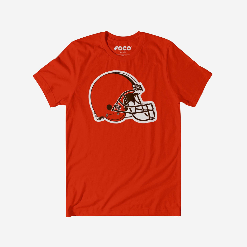 Cleveland Browns Primary Logo T-Shirt FOCO Poppy S - FOCO.com