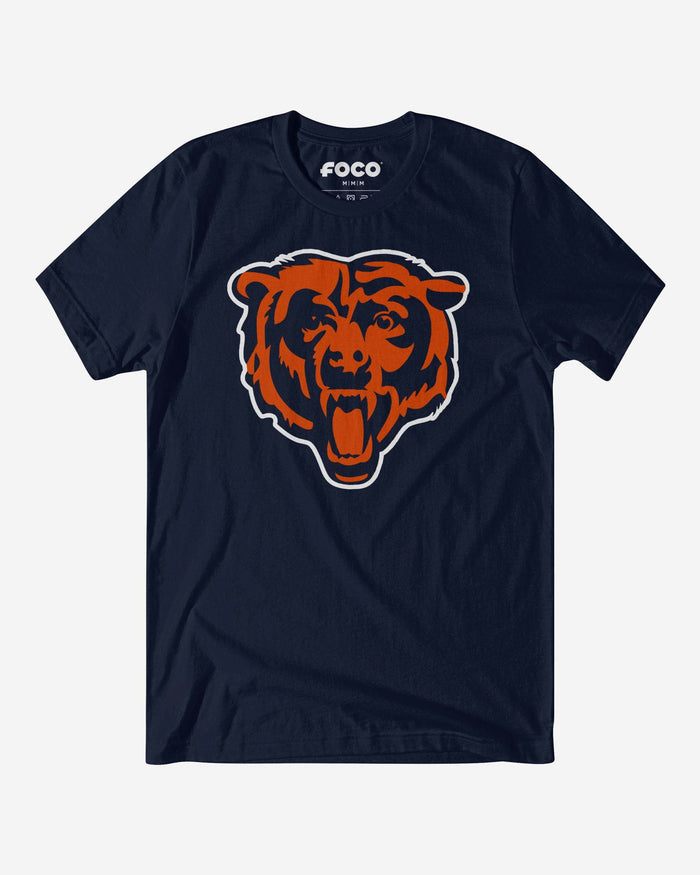 Chicago Bears Primary Logo T-Shirt FOCO Navy S - FOCO.com