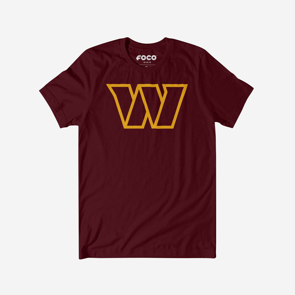 Washington Commanders Primary Logo T-Shirt FOCO Maroon S - FOCO.com