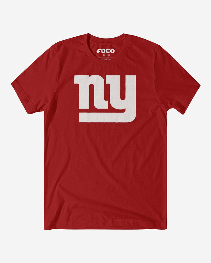 New York Giants Primary Logo T-Shirt FOCO Canvas Red S - FOCO.com