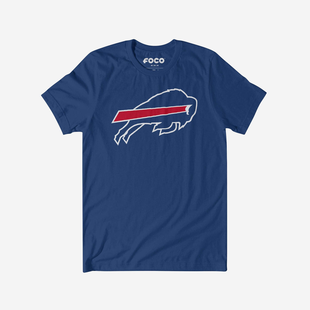 Buffalo Bills Primary Logo T-Shirt FOCO True Royal S - FOCO.com