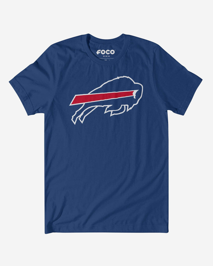 Buffalo Bills Primary Logo T-Shirt FOCO True Royal S - FOCO.com