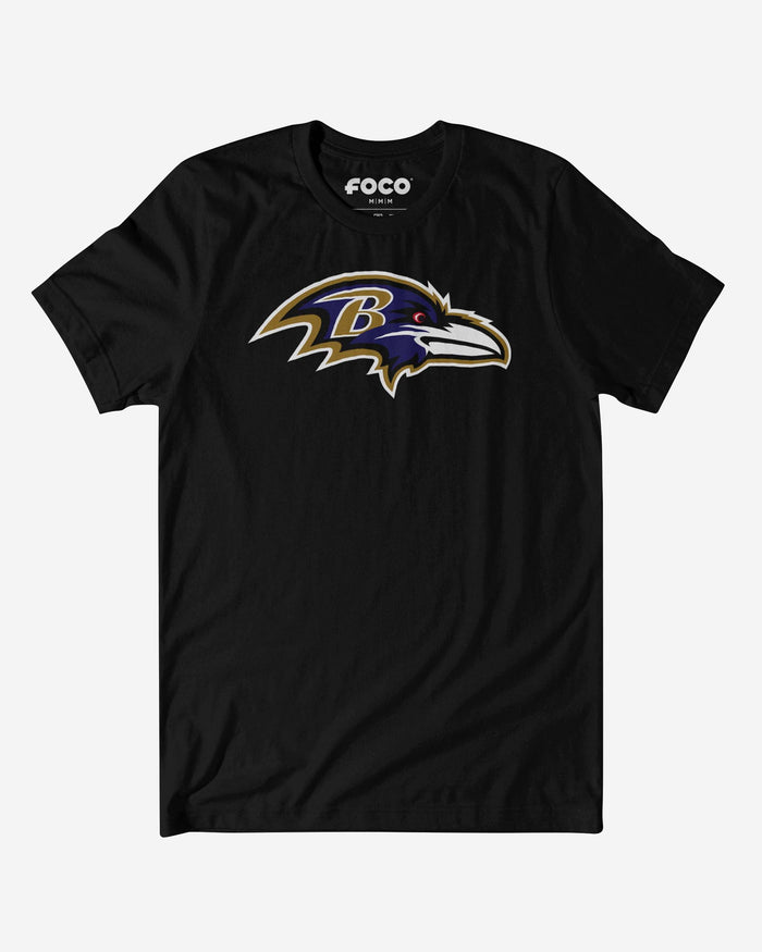 Baltimore Ravens Primary Logo T-Shirt FOCO Black S - FOCO.com