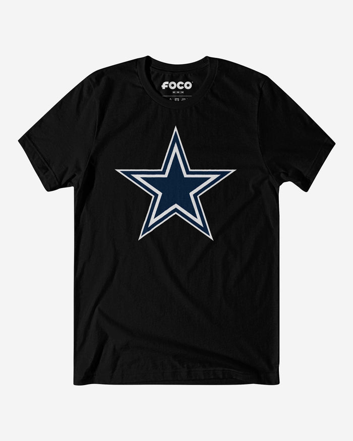 Dallas Cowboys Primary Logo T-Shirt FOCO Black S - FOCO.com
