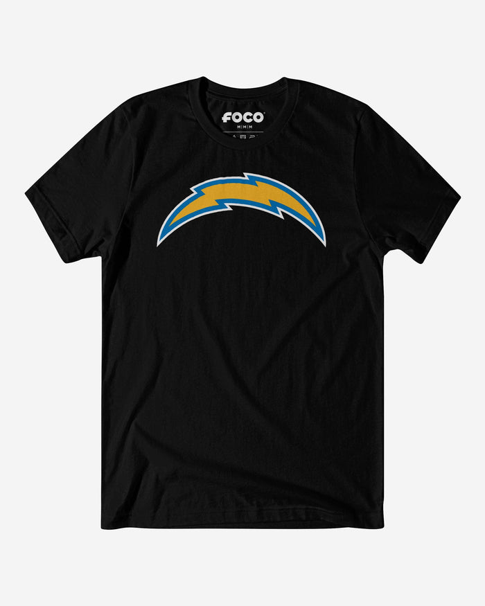 Los Angeles Chargers Primary Logo T-Shirt FOCO Black S - FOCO.com