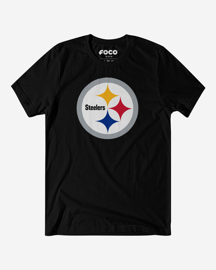 Pittsburgh Steelers Primary Logo T-Shirt FOCO Black S - FOCO.com