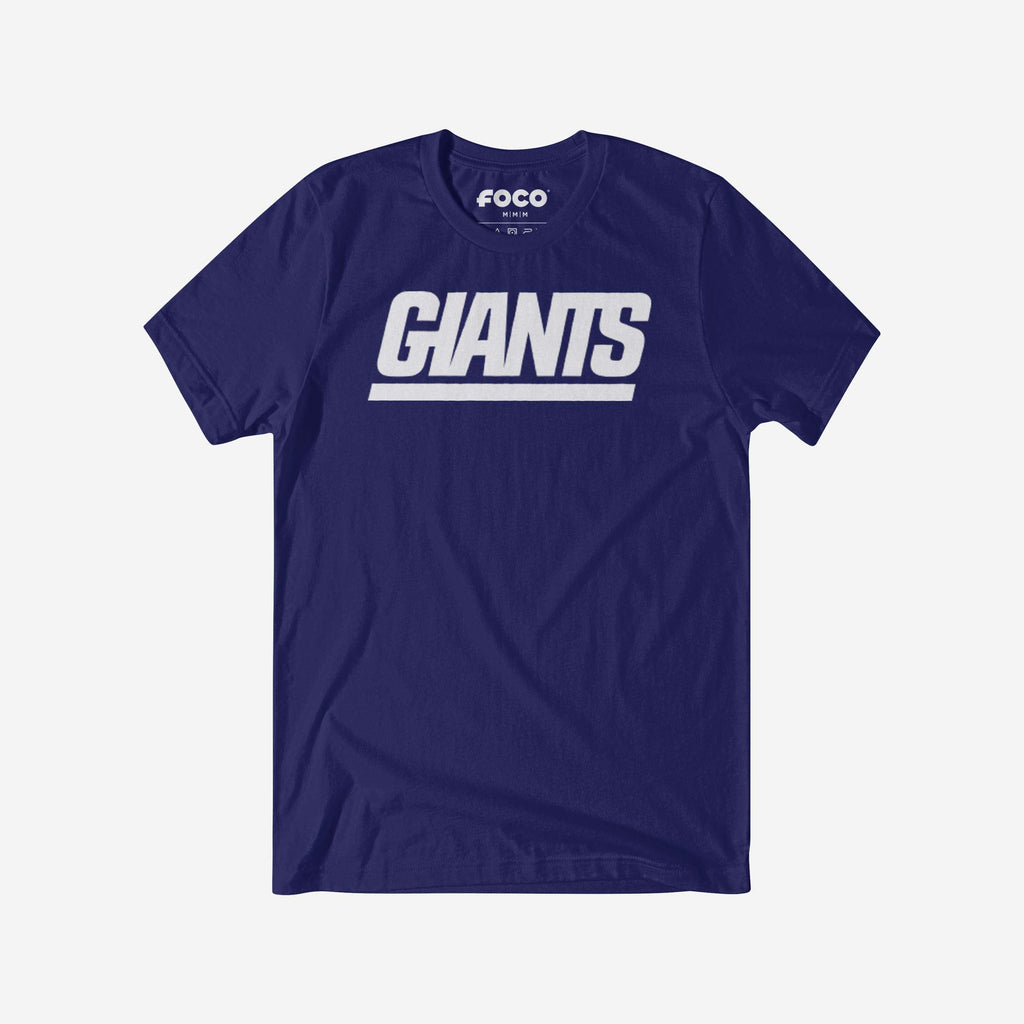 New York Giants Secondary Logo T-Shirt FOCO S - FOCO.com