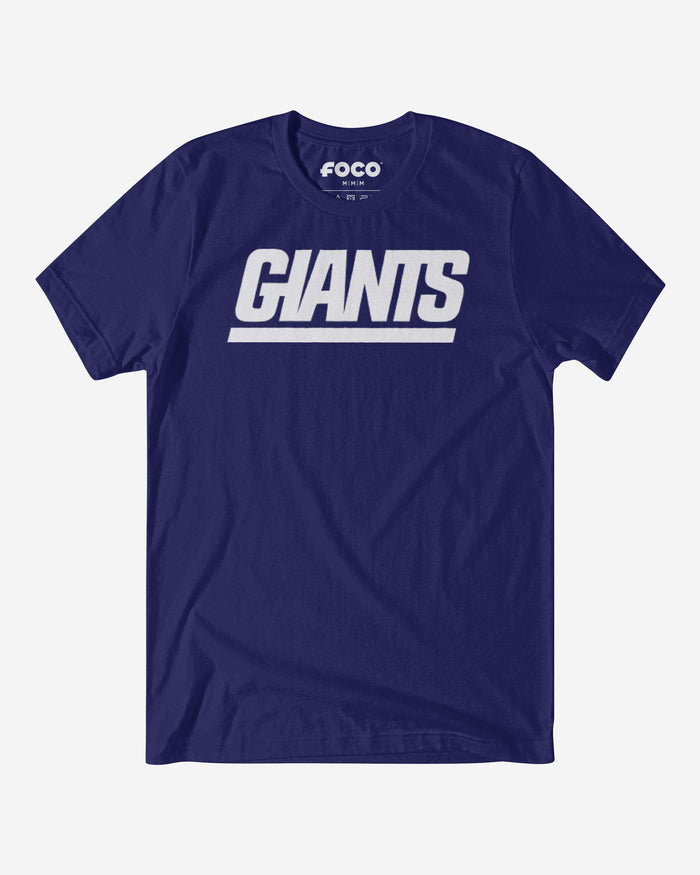 New York Giants Secondary Logo T-Shirt FOCO S - FOCO.com