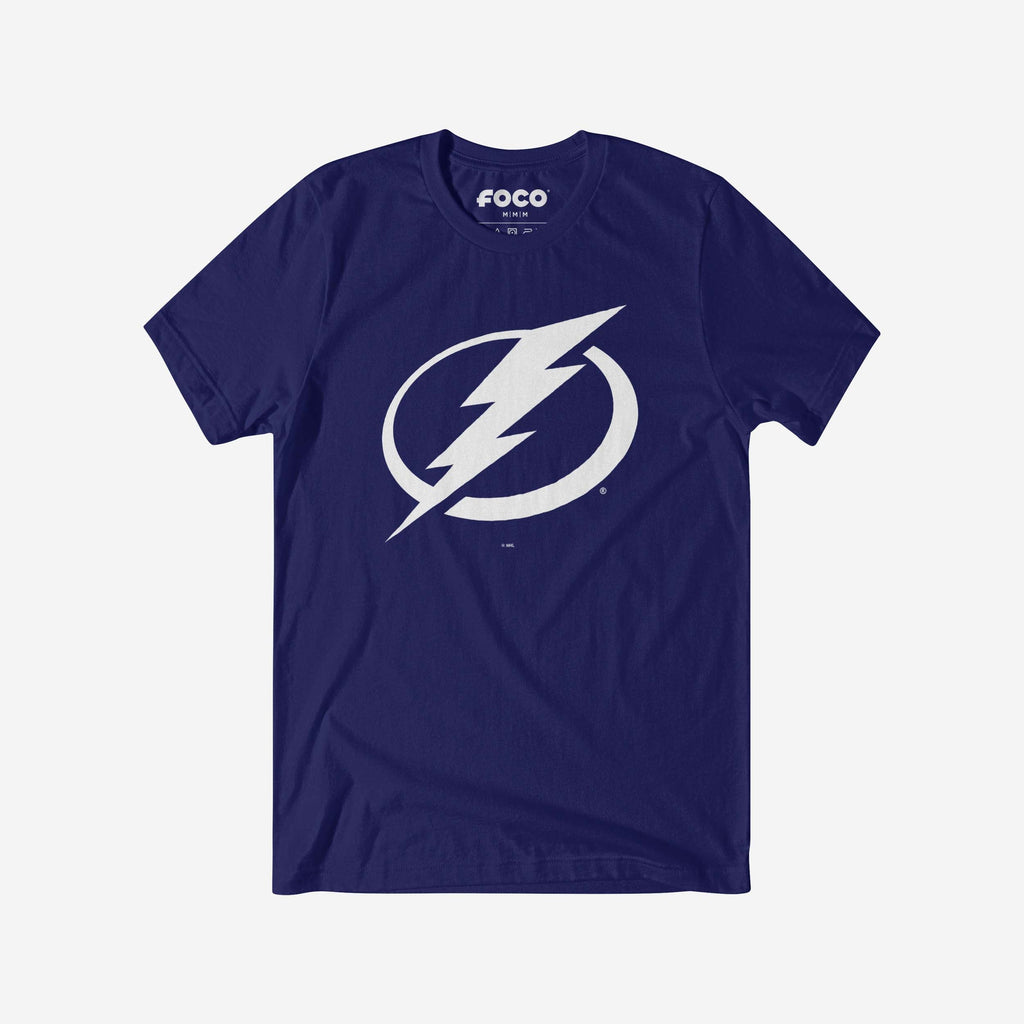 Tampa Bay Lightning Primary Logo T-Shirt FOCO Team Navy S - FOCO.com