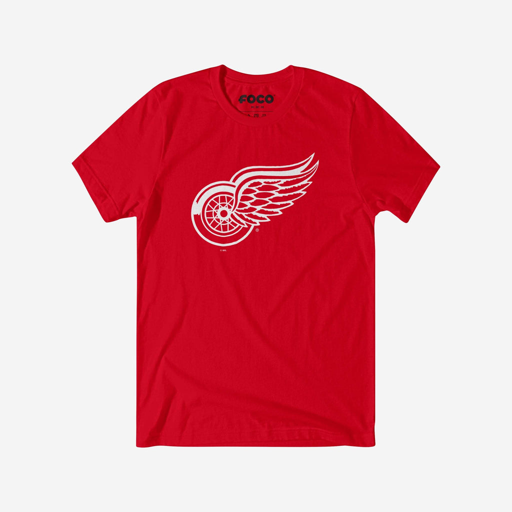 Detroit Red Wings Primary Logo T-Shirt FOCO Red S - FOCO.com